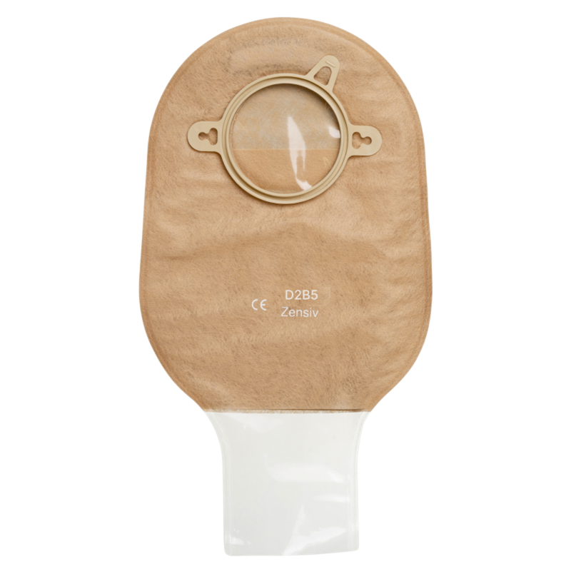 D2B5 Калоприймач Зенсів 2компонентний-мішок відкритий, непрозорий, з оглядовим вікном, з фільтром, фланець 50 mm